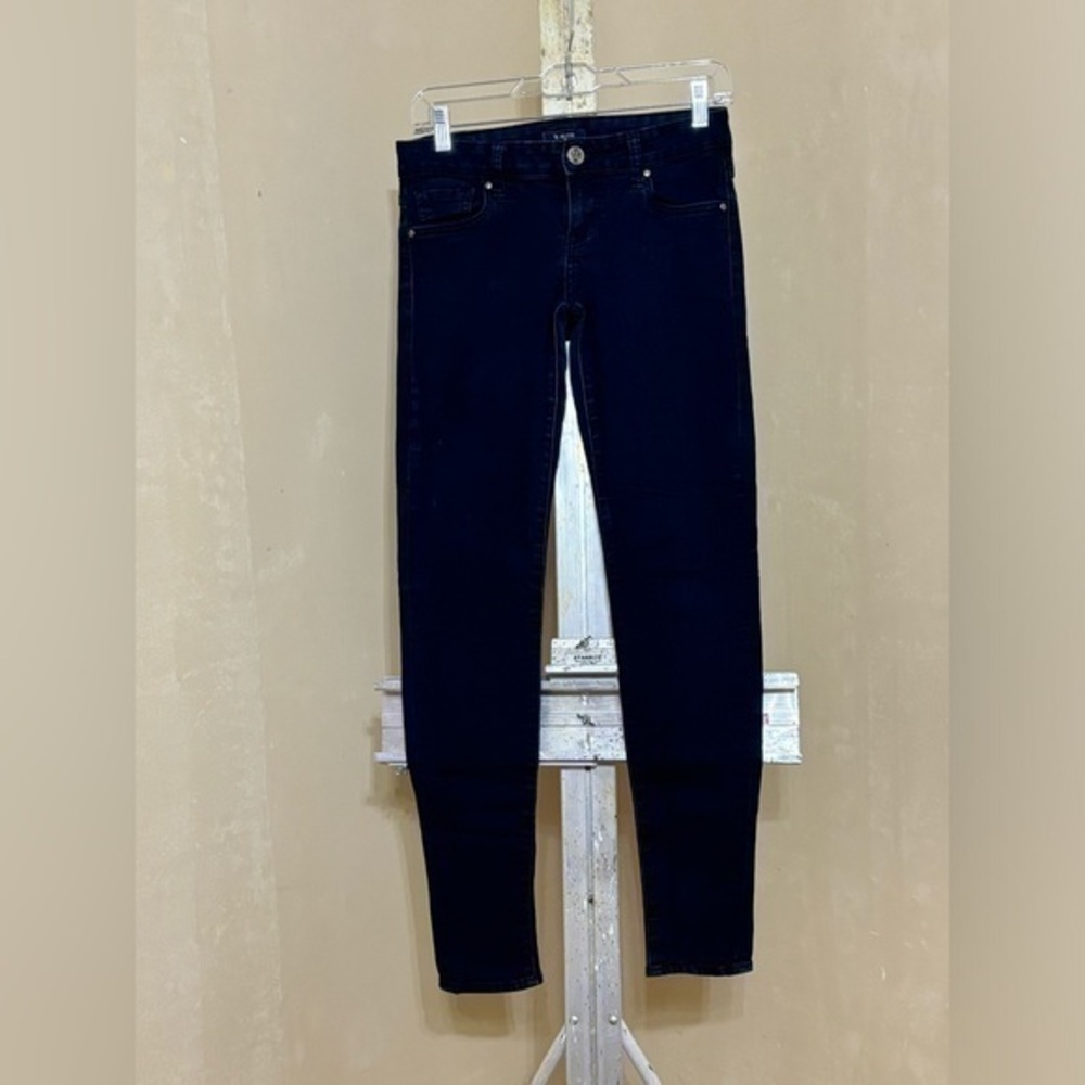 STS BLUE Dark Wash Skinny Jeans with Mid-Rise Waist Sz 27